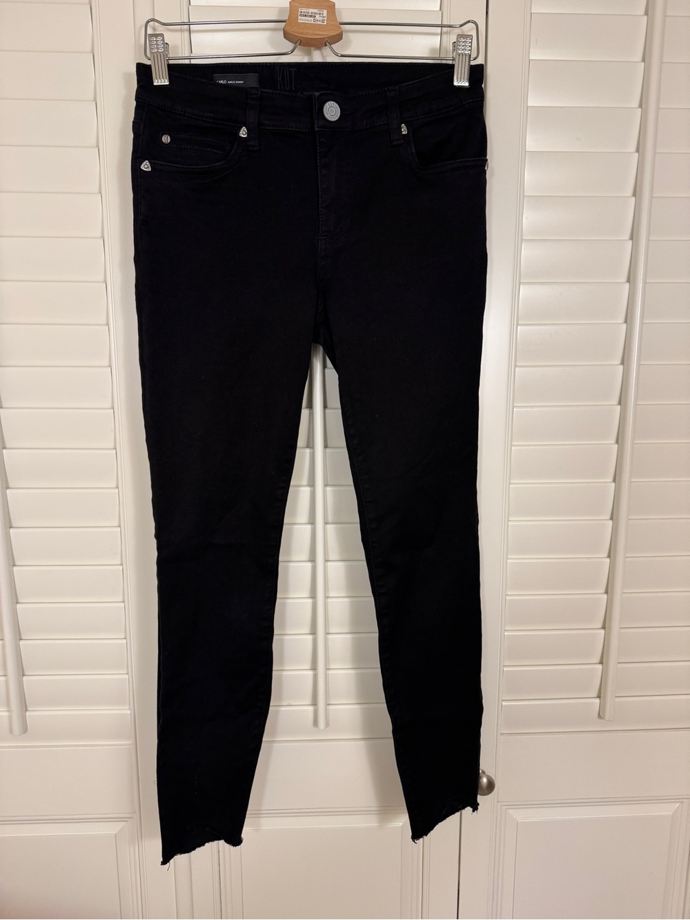 Kut from the Kloth Carlo Ankle Skinny Black Jeans